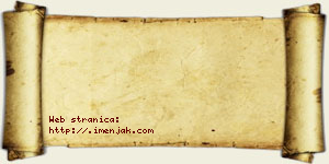 Isidora Joksimović vizit kartica